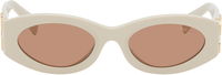 Miu Glimpse Curved-Frame Sunglasses