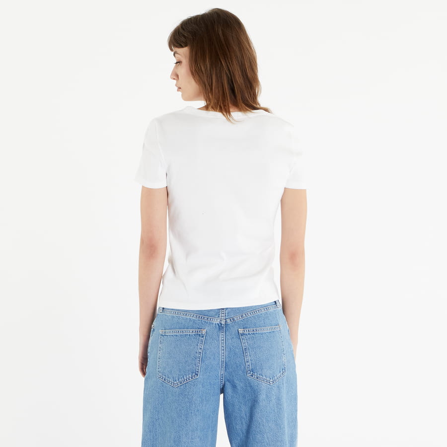 Tričko GAP V-SS Rib Tee V2 Global Biela | 635864-01, 1